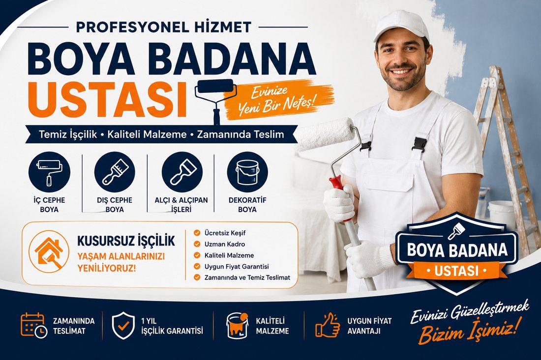 Menderes boya badana ustası – profesyonel boyacı